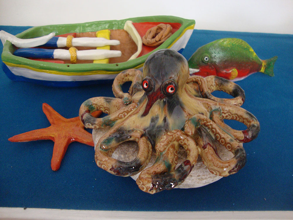 Céramique décorative d΄origine faites par Katerina