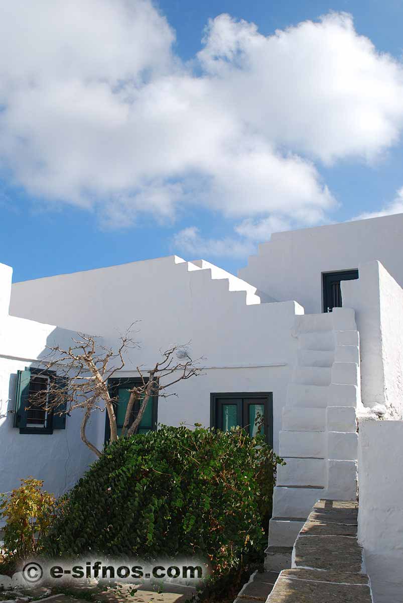 Cortile di una casa ad Apollonia