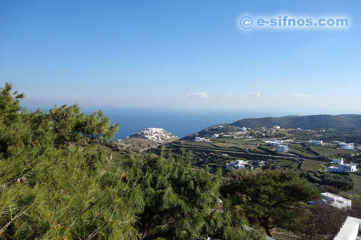 Vista sull’insediamento di Kastro