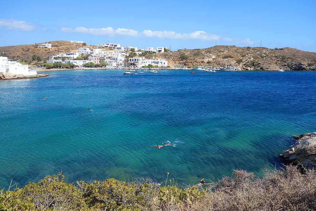 Il villaggio di Faros visto dal sentiero di Chrissopigi