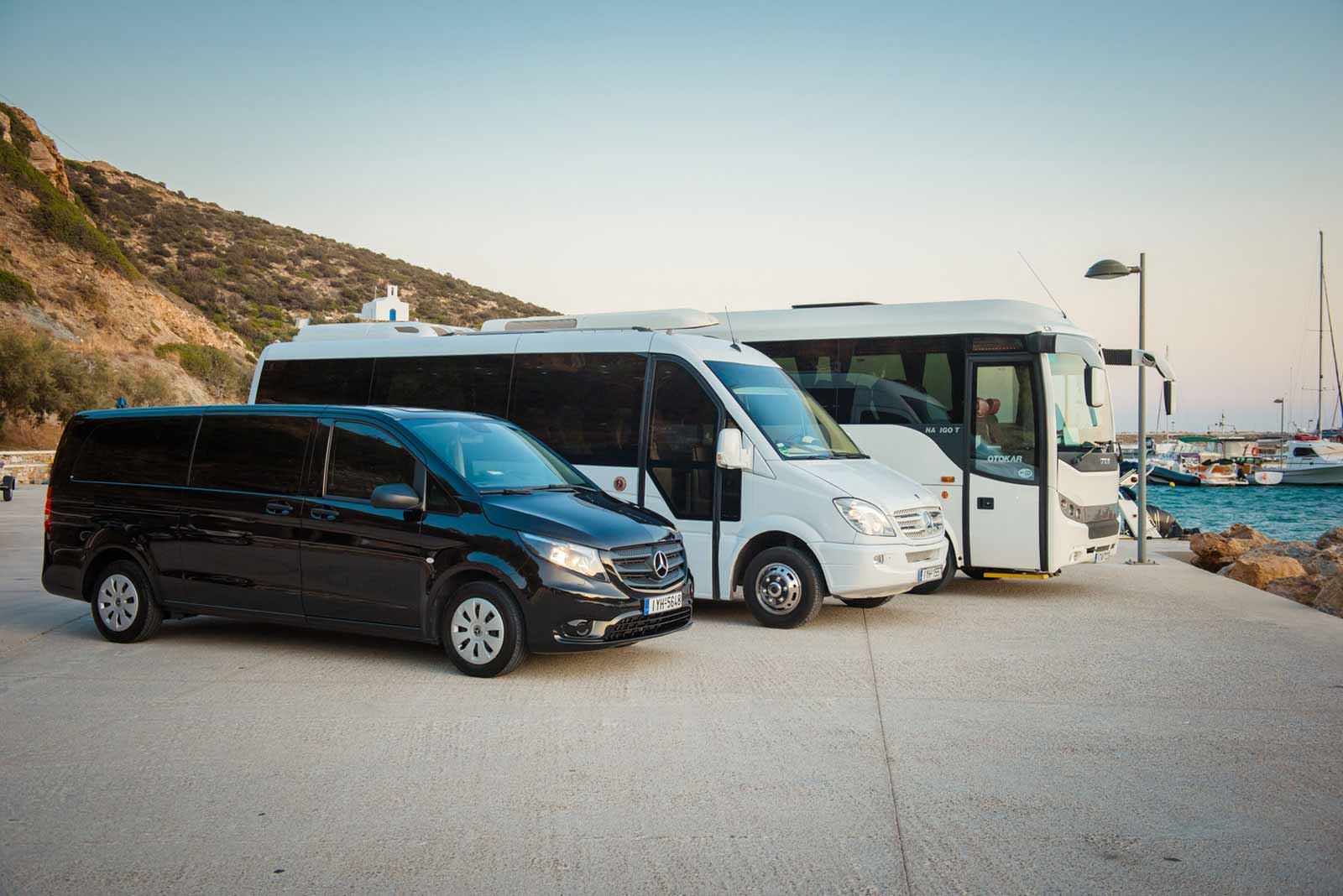 Trasferimenti privati in autobus a Sifnos