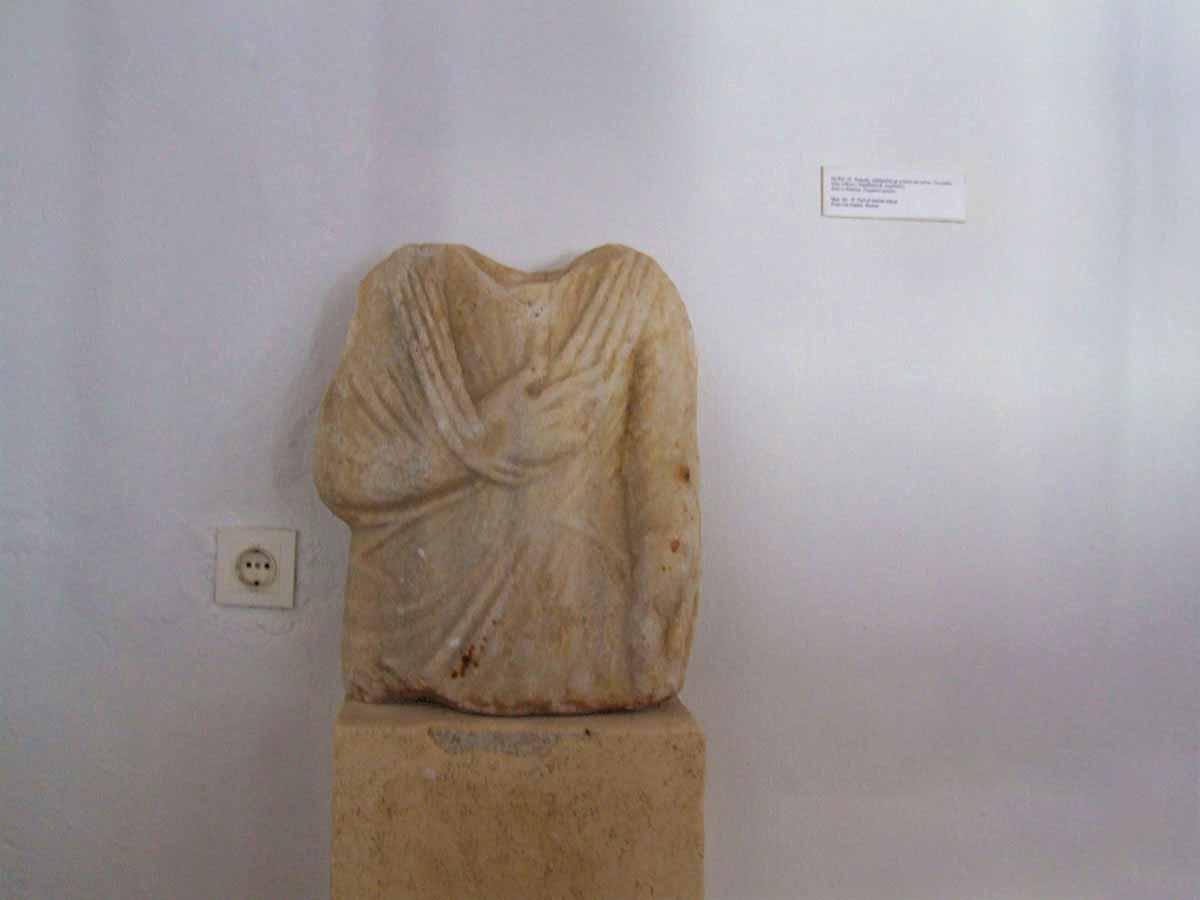 Reperto nel museo archeologico di Sifnos