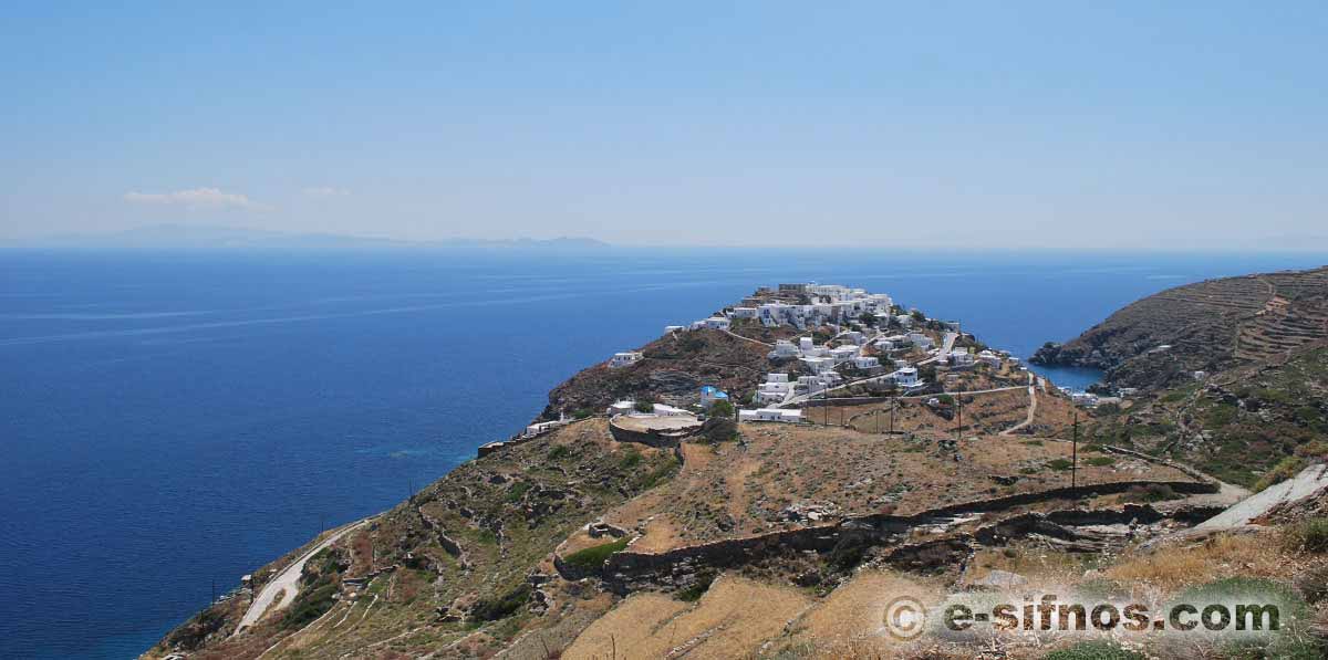 Il villaggio di Kastro a Sifnos