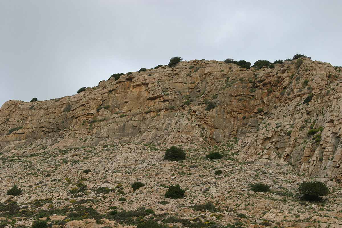 La falesia Baroutapothiki
