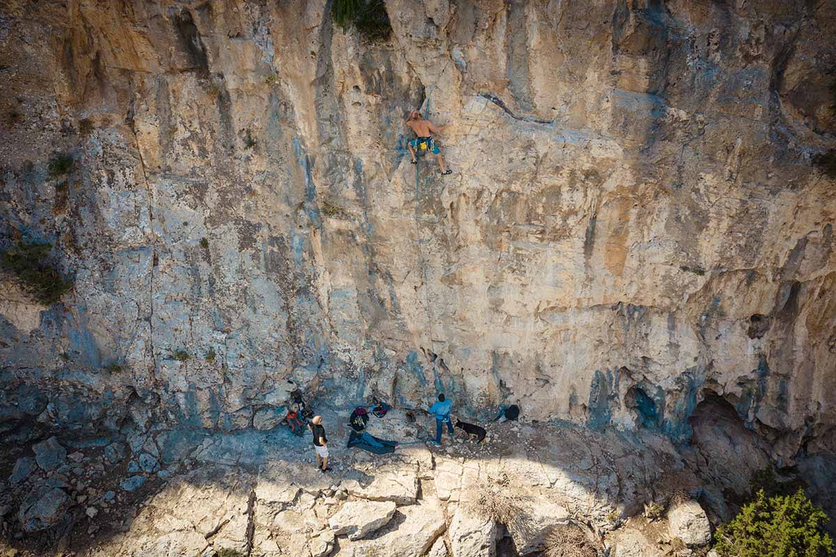 Falesia di arrampicata a Kamares