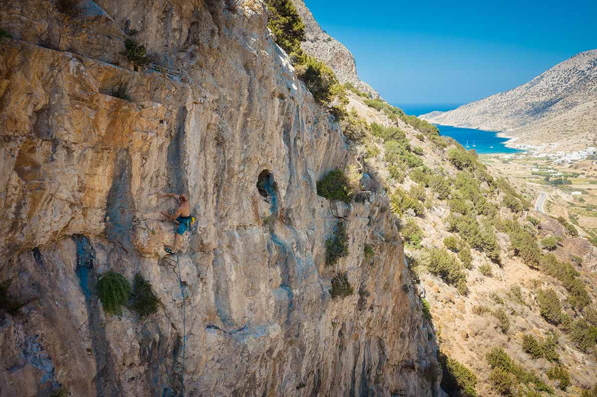Arrampicata alla falesia Metalia