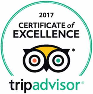 Certificato di Eccellenza di TripAdvisor